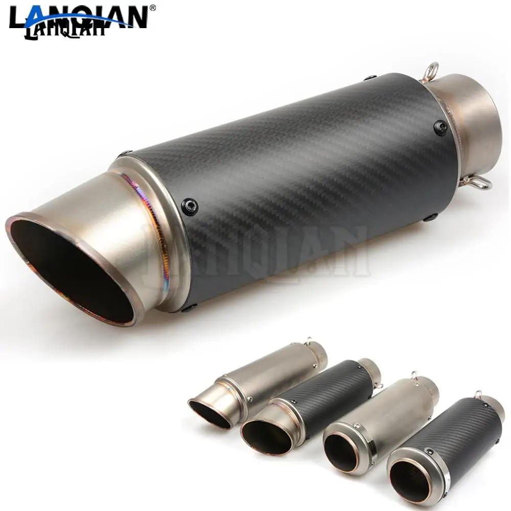 Для 125 200 390 690 990 1190 SMR/SMT/SMC RC8 R универсальная выхлопная труба из углеродного волокна