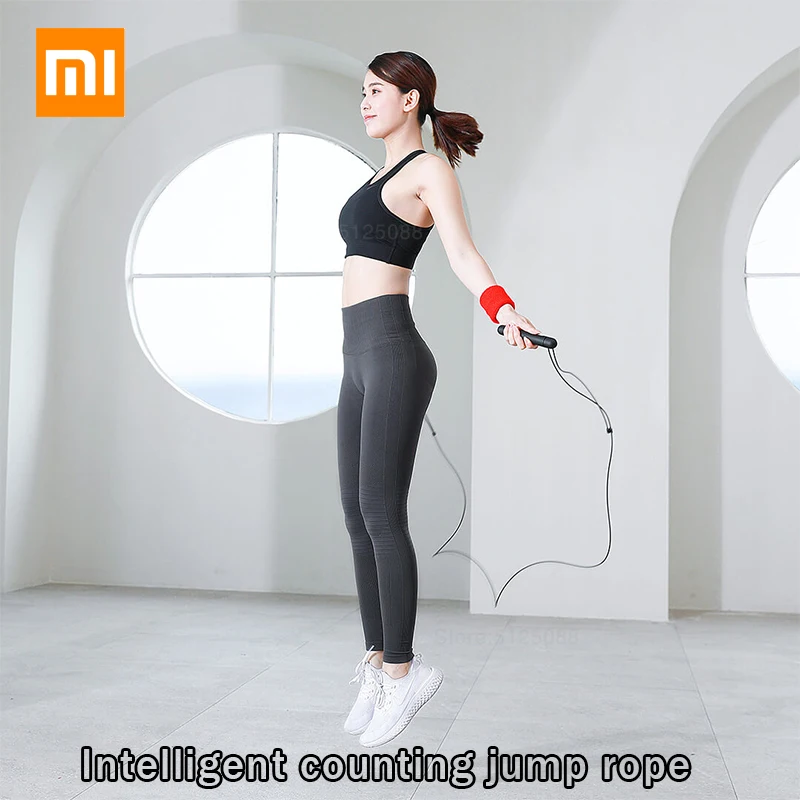 

XIAOMI MIJIA 3m Speed Jump Rope with Counter Professional Skipping Rope Fitness Skip Workout Training Anti-Slip Handle Crossfit
