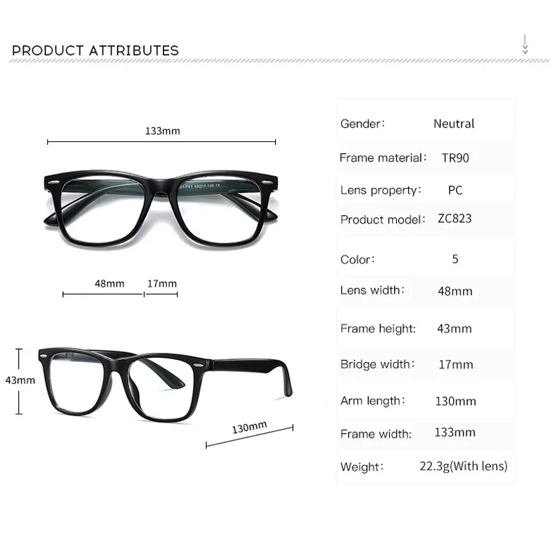 Blue Light Glasses For Kids 3-12 Years Old Retro Square Rivet Children Computer Eyewear Boys Girls Computer Gaming Filter