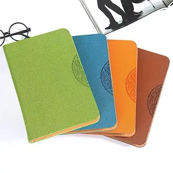 

A5 Business Laptop Leather Zipper Bag Multi-functional Loose-leaf Notebook with a Calculator Stationery Book Customizable Printe