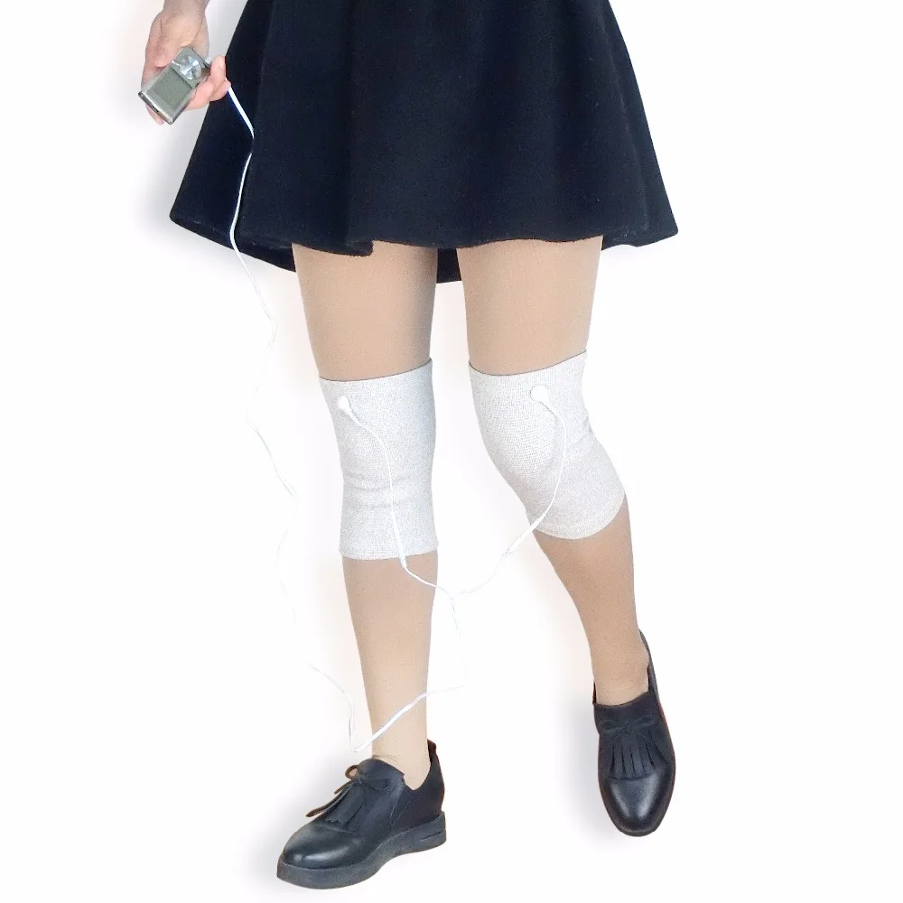 

Детские носки, 5 пар для массажа, наколенники + 2 шт, 2 мм, отверстие кнопка свинцовыми проводами для ДЕСЯТКИ/EMS электронные машины терапией