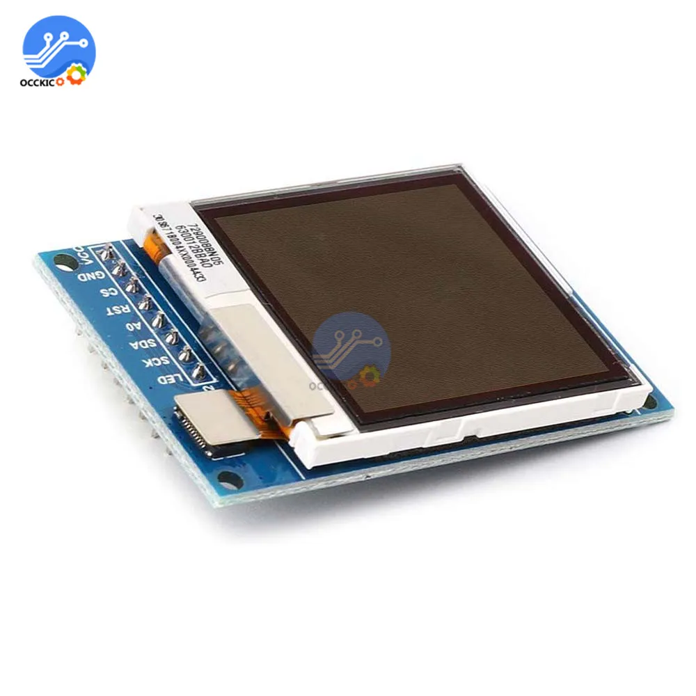 OLED модуль с ЖК дисплеем 1 6 дюйма TFT IPS последовательный порт 130*130 контроллер экрана