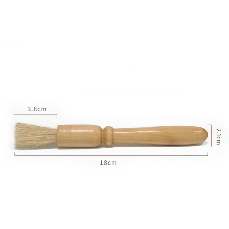 Description Picture 2 of itemCoffee Machine Brush Wood Handle & Natural Bristles Machine Group Head Cleaning Kitchen Tools Coffee Grinder Brushes