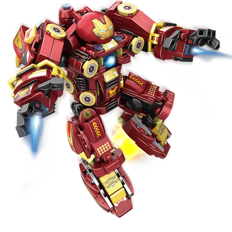 

2019 Marvel Avengers Endgame Super Heroes Thanos Iron Man Mech Armor War Hulkbuster Building Blocks Bricks Toys Juguetes Gift