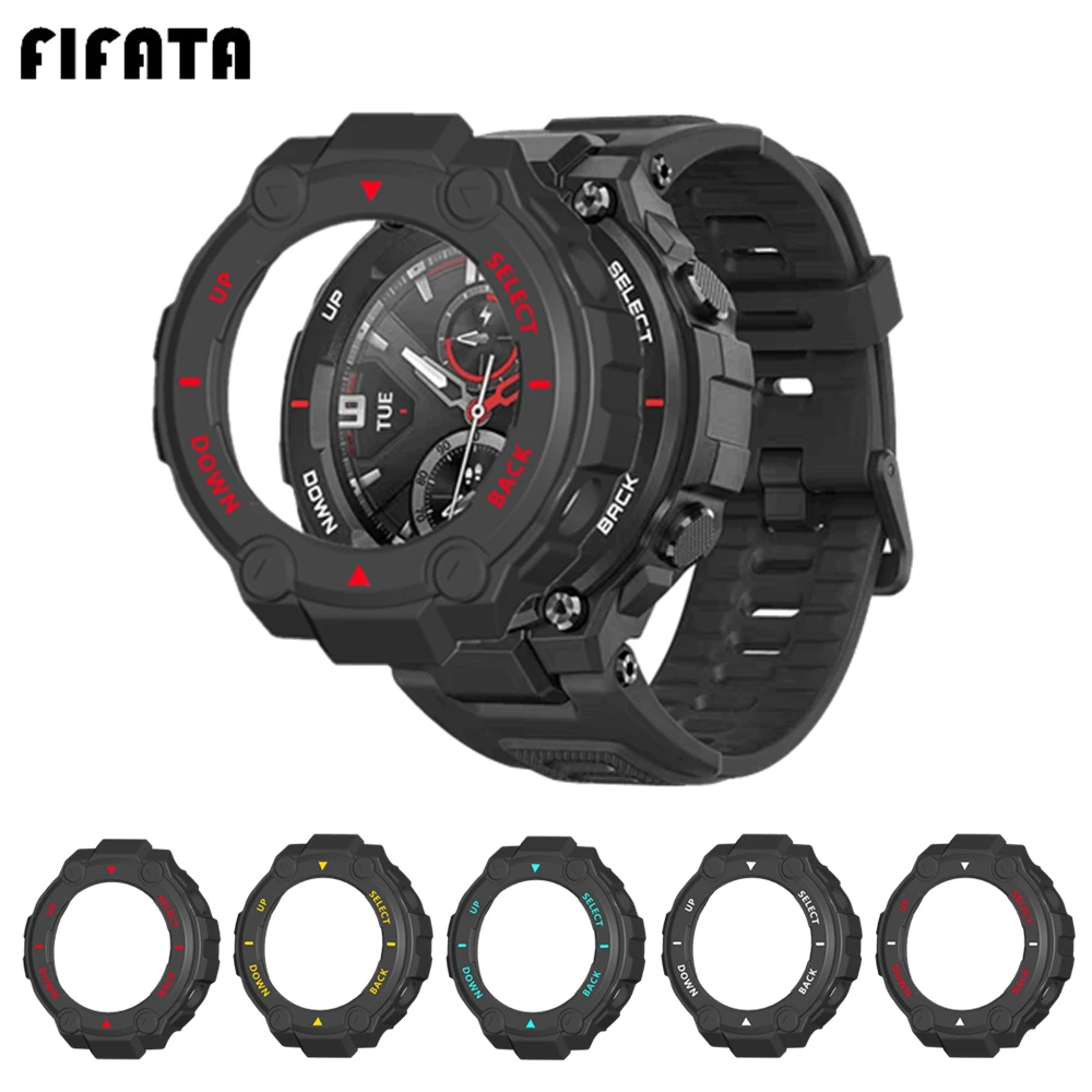 Pc-Protector-Cover-Case Smartwatch T-Rex Huami Amazfit FIFATA for Xiaomi Edge-Bumper