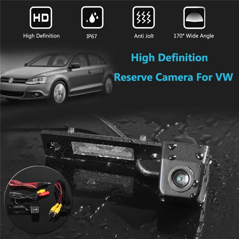 Reversing Camera 4.3/'/' Color Monitor Car Backup Kit for VW T5 Caddy Touran #