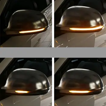 

2Pcs LED Turn Signal Light Side Wing Mirror Indicator Dynamic For Audi A3 A4 B8