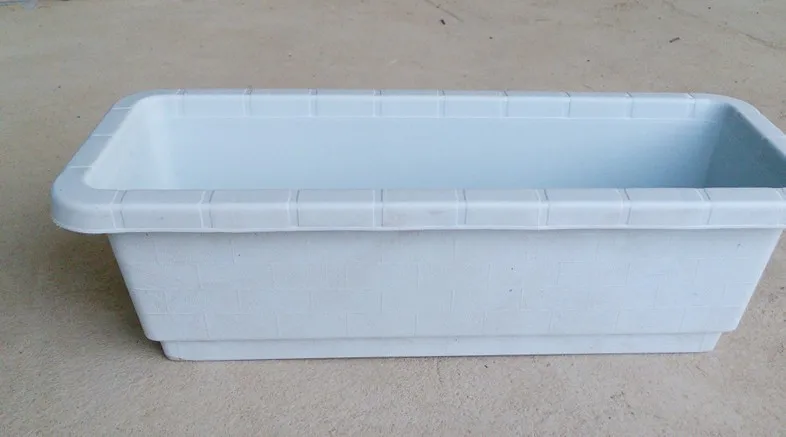 

Outside Swing Outdoor Outdoor PVC Extra Large Flower Box Flowerpot Partition Plastic Rectangular Flower Pool Planter 001
