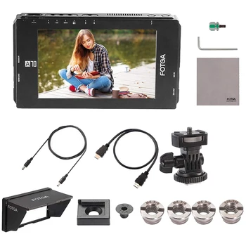 

FOTGA A70TL 7 Inch FHD Video Monitor IPS Touchsn 4K HDMI Input/Output 3D LUT Dual NP-F Battery Plate for A7S II GH5