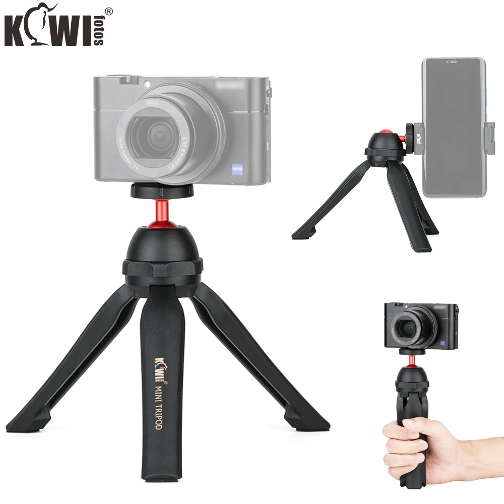 Kiwi Vlog Mini Để Bàn Chân Máy Cầm Tay Chân Máy Cầm Tay Cho Máy Ảnh Dslr  Máy Ảnh Mirrorless Nhỏ Gọn Máy Ảnh Máy Quay Đèn Led Mini Máy Chiếu|Live  Tripods| -