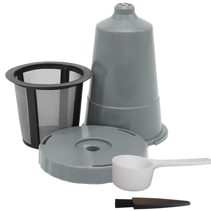 Reusable Filters Set Spoon Brush Lid For Keurig B55 B60 B65 K40 K45 K50 Filter Basket Coffee K-Cup Style Coffeeware Sets |