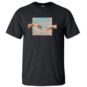

Genesis Gen T Shirt Men Michelangelo Art Tshirt Funny T shirts Short Sleeve 2020 Summer Cotton Harajuku Tops Tees Loose T-Shirt