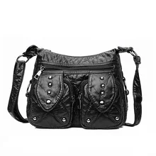 Роскошная женская сумка дизайнерская сумка-мессенджер мягкая кожаная сумка через плечо женская сумочка стильная сумка для отдыха bolsa feminina