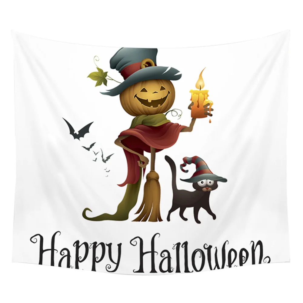 Сахарный Череп гобелены Happy Halloween настенный террор призрак корзинка для Хэллоуина Moroccan Диван Декор покрывала большой заказ