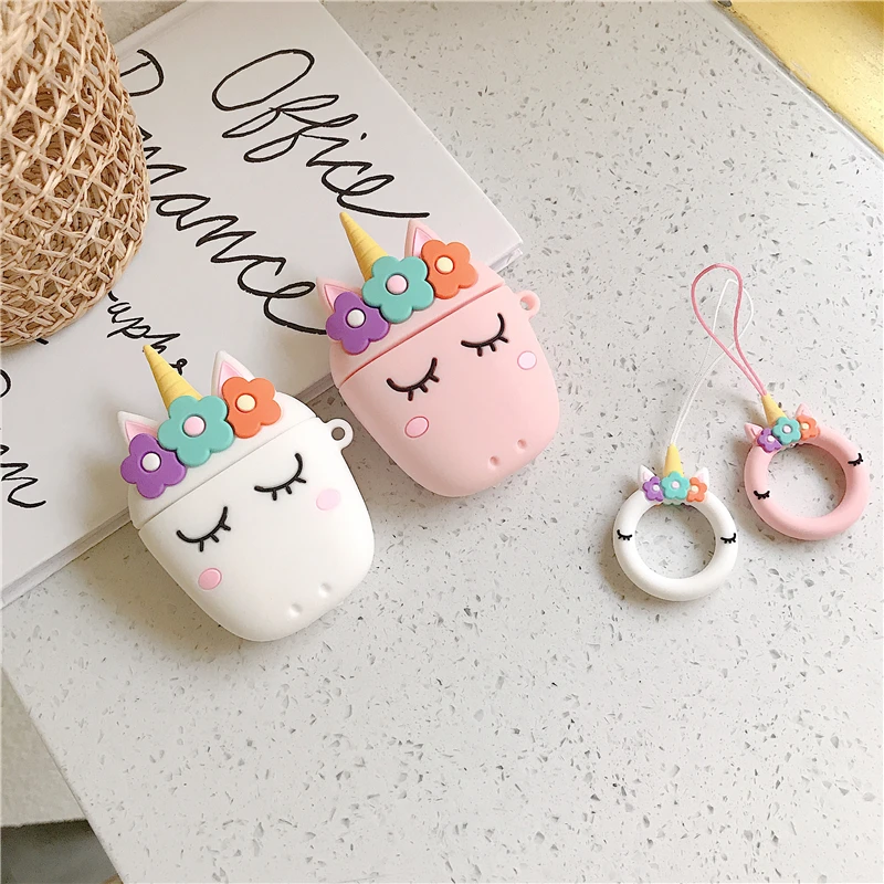 3D милый мультяшный Miki mouse женский чехол для наушников для Apple AirPods 2 1 чехол мягкий силиконовый Air Pods Airpods2 аниме Fundas брелок