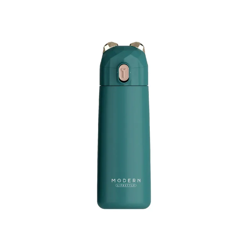 Modern Bear Insulation Cute Convenient Compact Simple Student Bounce Cover Bottles | Дом и сад