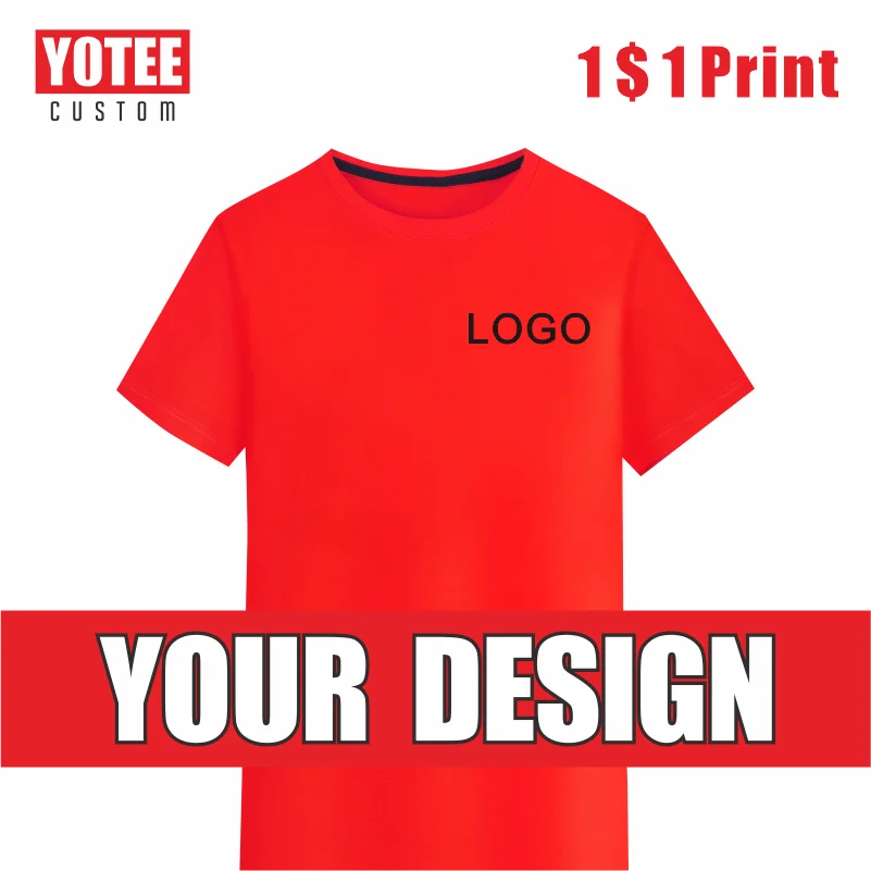 

Yotee2021 High-end Casual Cotton Short-sleeved Women's T-shirt Customization Company Group Embroidery Custom Women's T-shirt