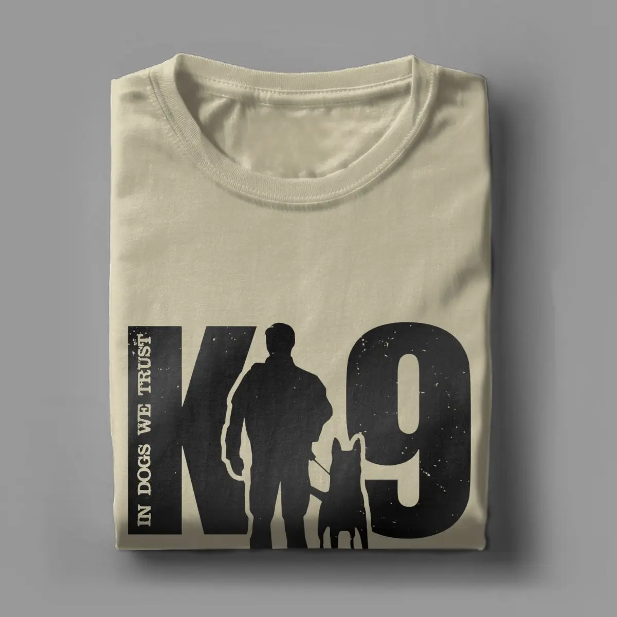 Футболки K9 Team Unit malins мужские чистый хлопок Повседневная футболка с круглым