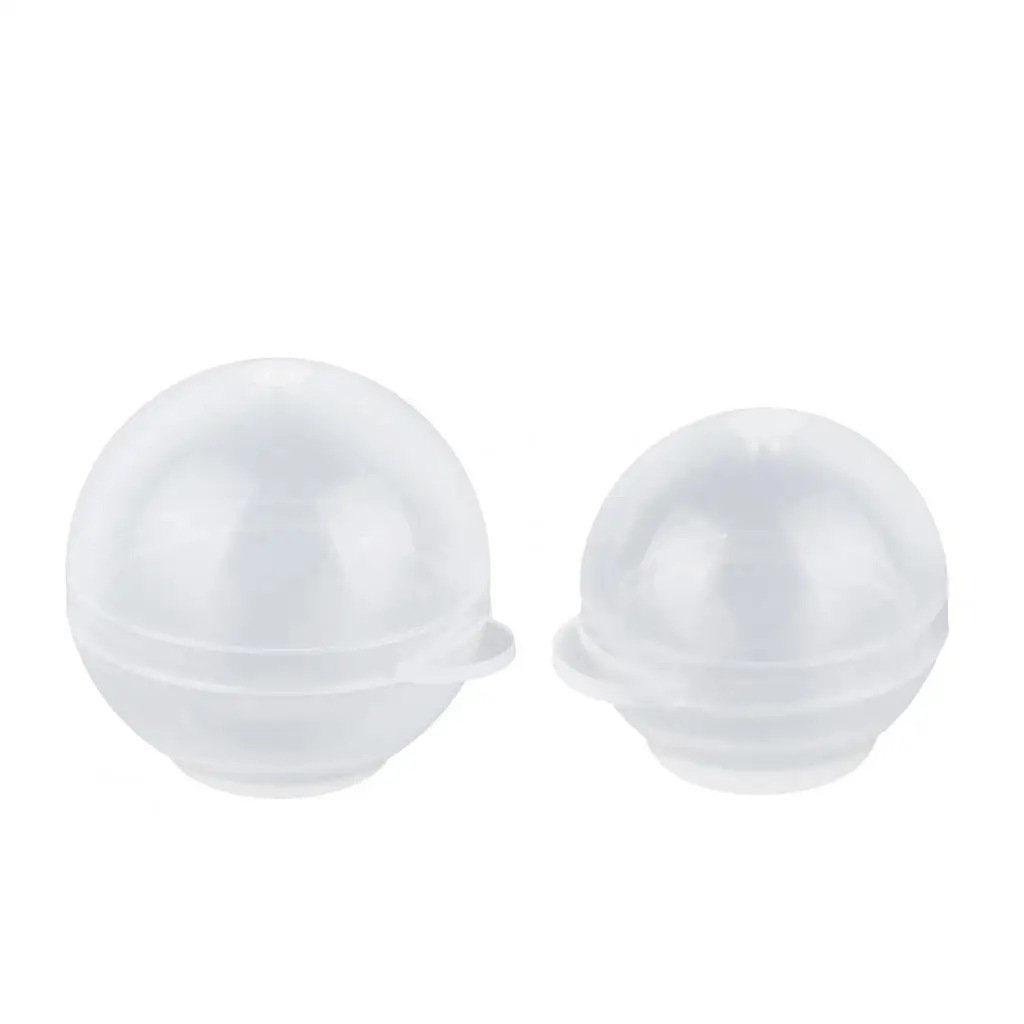 

2 Pieces DIY Silicone Sphere Ball Mold Resin Epoxy Casting Mold Handcraft Ornament Jewelry Making Tool 30mm 60mm