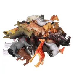 Figura de acción de simulación de Vida Silvestre/Zoo/granja, modelo educativo, juguete para niños, regalo de Navidad, coleccionables, decoración del hogar, 1 pieza