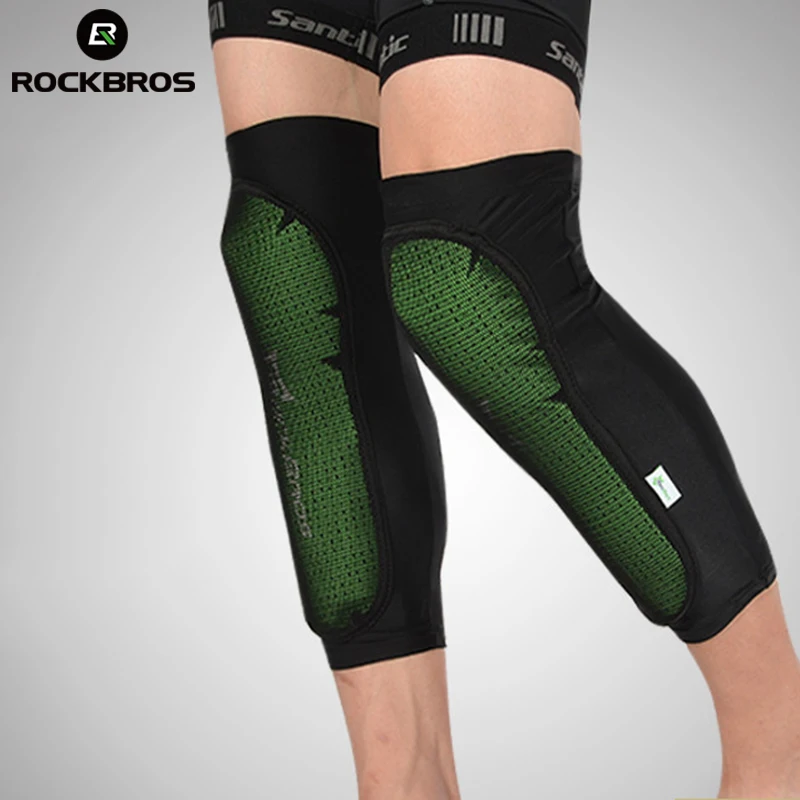 Спортивные удлиненные наколенники ROCKBROS для горных велосипедов защитные