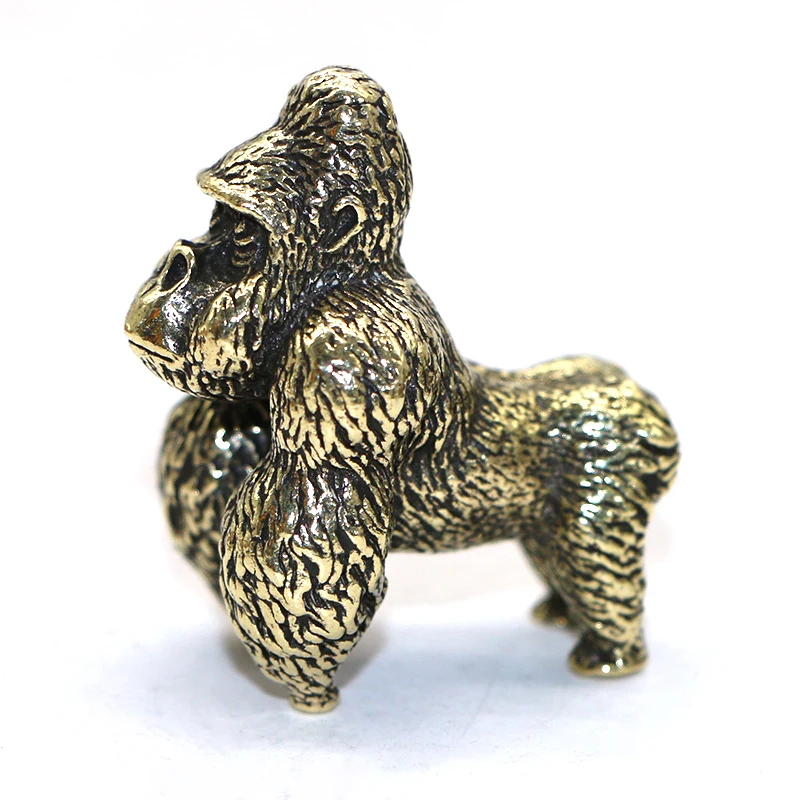 ゴリラ動物 デスク書斎リビング 玄関お 茶台 装飾品 工芸品 置物