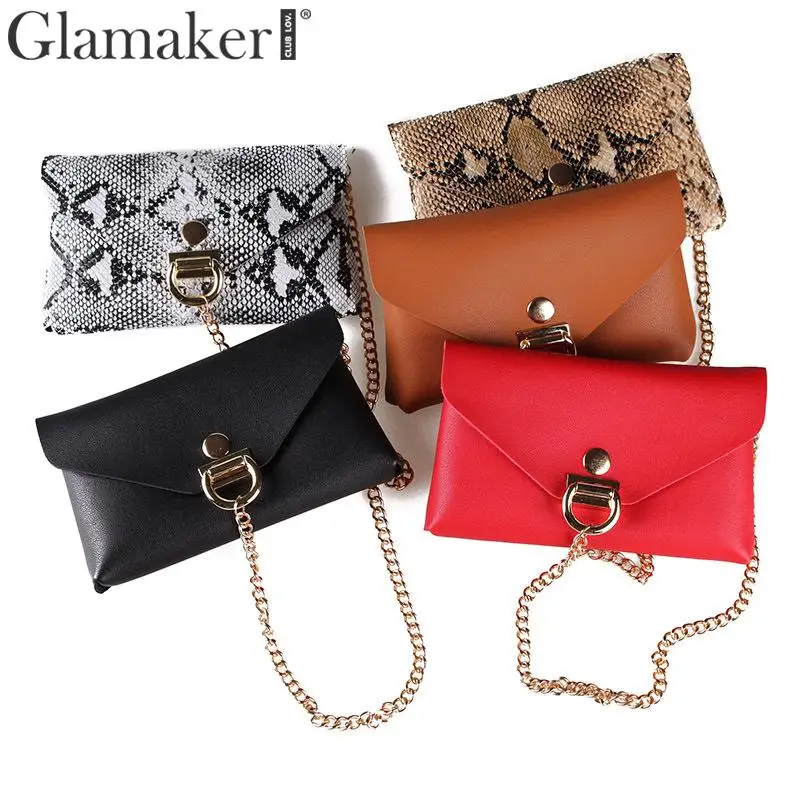 Glamaker винтажный снэк-принт пояс с сумкой из искусственной кожи Женский широкий ремень для платья сексуальный черный цепочка широкий пояс уличная