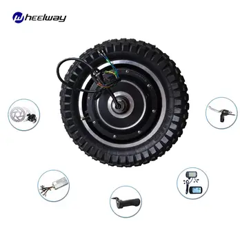 

12 inch 48v 250w 350w hub motor narrow tire with LCD throttle brake lever e bike conversion kit DC simple and easy to install