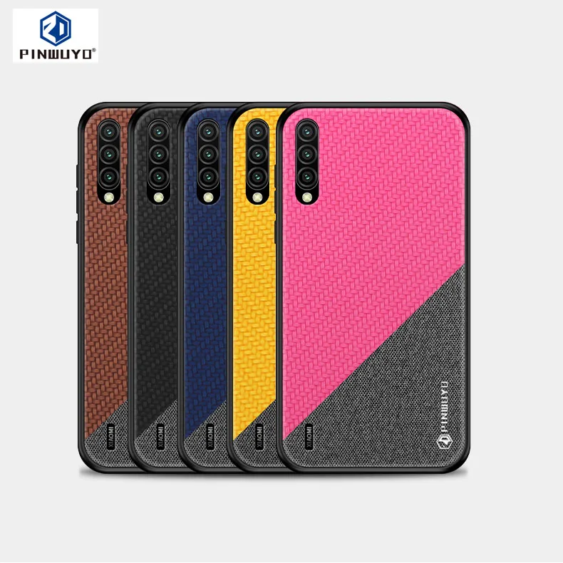 

PINWUYO For Xiaomi Mi CC9 Cover Hard PC + Soft Back Cover Cases For Xiaomi Mi CC9 Full Protective Phone Cases