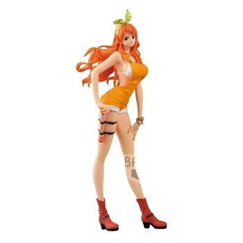 

Original BANPRESTO One Piece STAMPEDE Glitter&Glamours NAMI action Figure Figurals Figurine Brinquedo