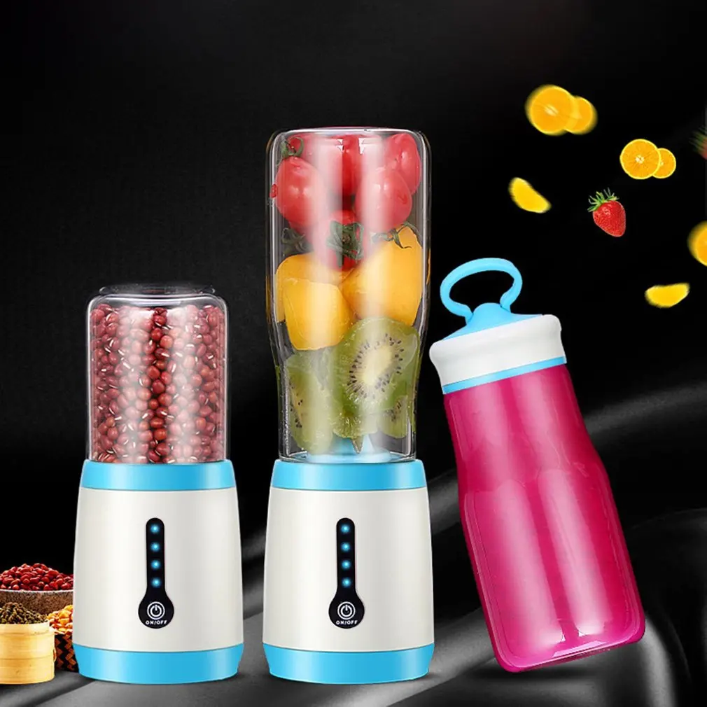 

Multifunction 2-in-1 Electric Juice Maker Mini Portable Cup Juicer Blender Grinding Machine Home Kitchen Tool