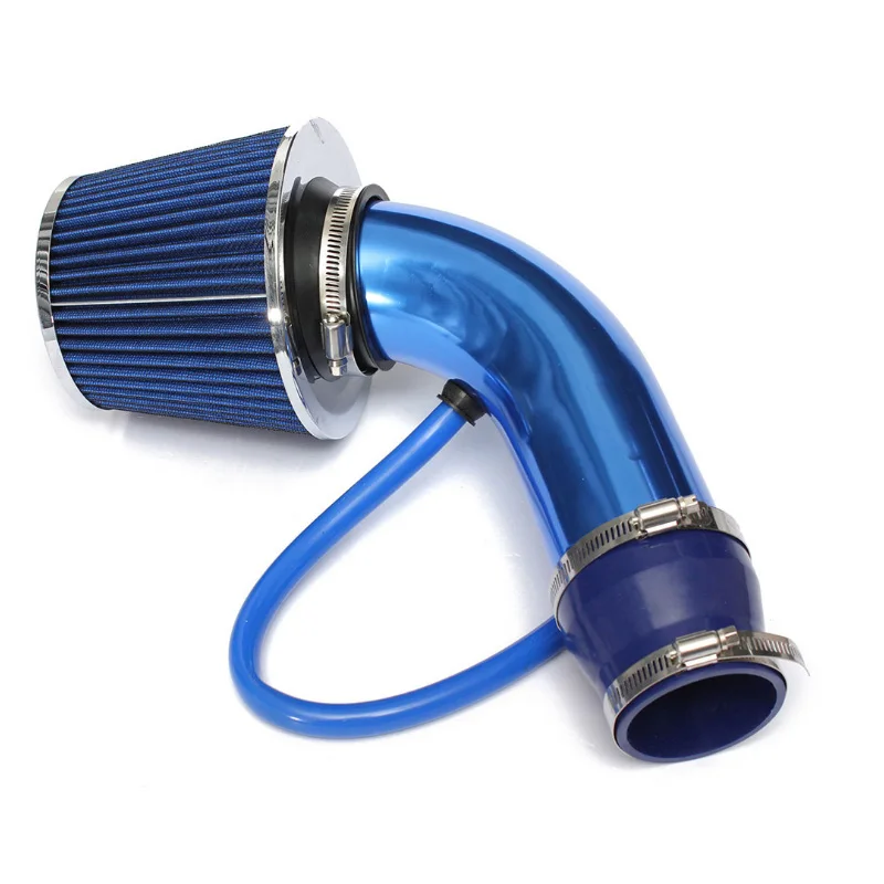Universal 76mm Racing Cold Air Intake Kit with Filter | Air Induction System | Car Accessories