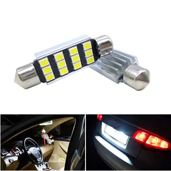 

2x Canbus C5W LED Festoon Dome Reading License Plate Lights For VW Polo 6r GTI Golf 4 5 6 7 Jetta MK5 MK6 Sharan CC