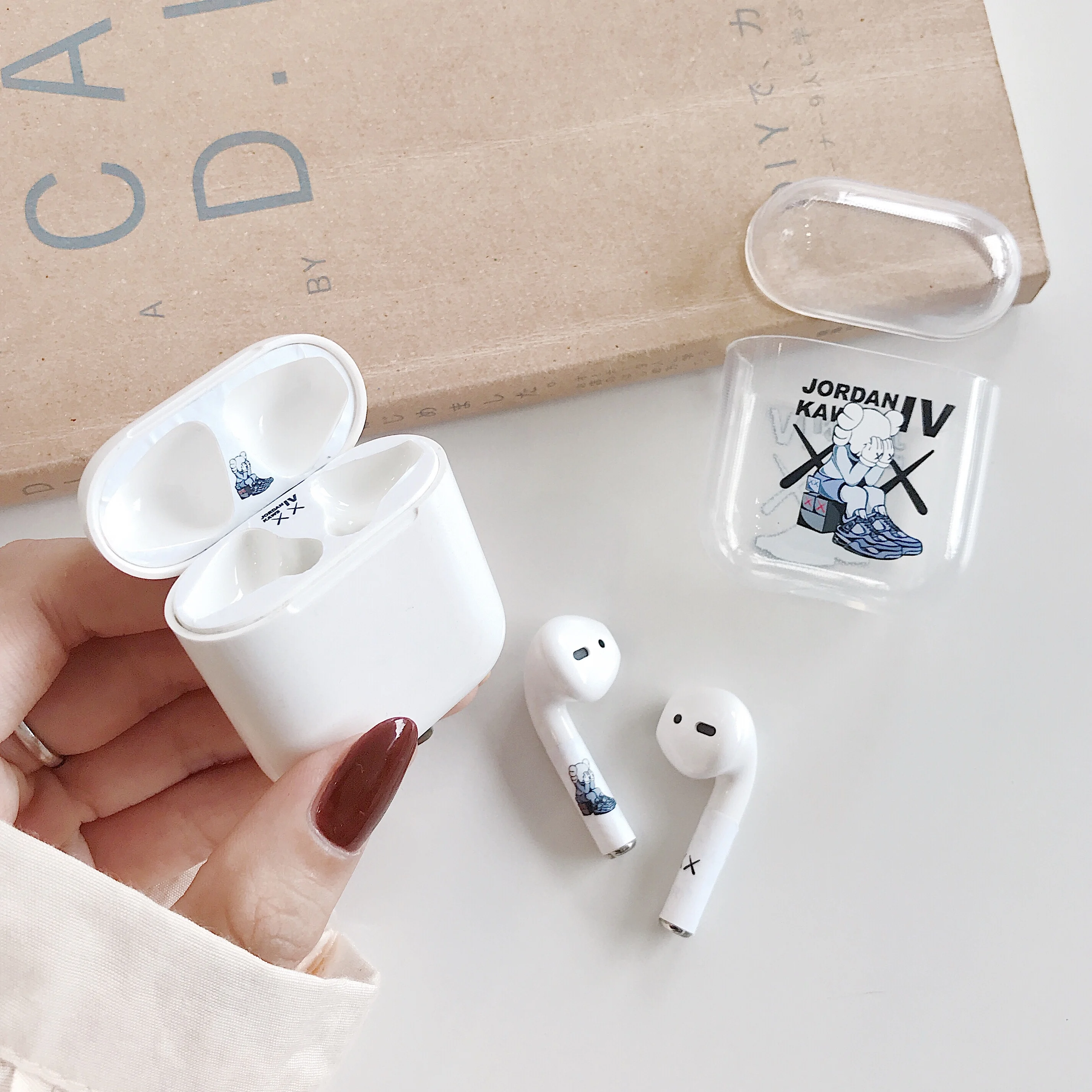 

1 Set Cartoon Dust Guard sticker Protector for Apple AirPods Cover Dust-proof Sticker Skin Protector for Air Pods Accessories