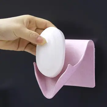 

Creative Wall Hanging Suction Cup Soap Holder Free Punching Bathroom Soap Box Drain Soap Dish Bathroom Holder