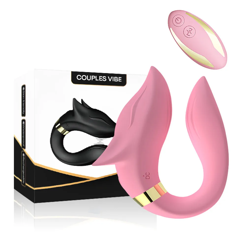 Double head Vibrator For Women 9 Speed U Shape Stimulate Vagina Cclitoris For Women Masturbate Wireless Remote Control Sex Toys (6)