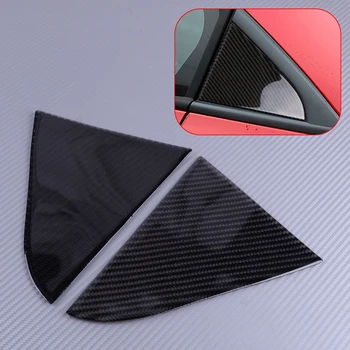 

DWCX Carbon Fiber Car Rear Window Triangle Cover Trim Panel Fit for Chevrolet Cruze 2009 2010 2011 2012 2013 2014 2015