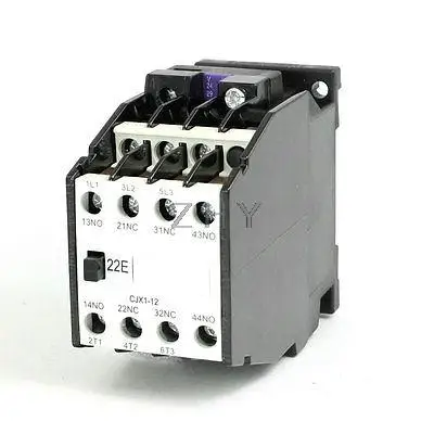 

CJX1-12 AC Contactor 24V 50Hz Coil 12A 3-Phase 3-Pole 2NO + 2NC