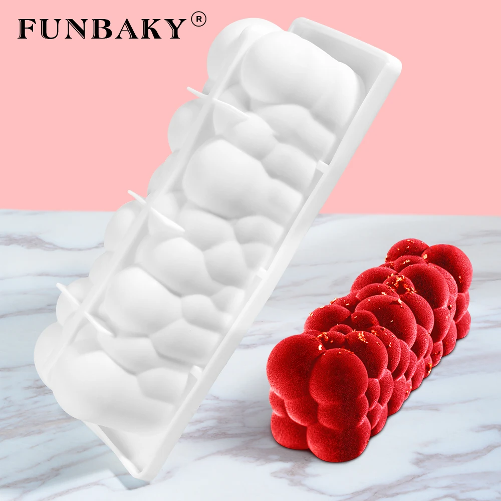 

SJ 3D Cloud Silicone Cake Mold Pan For Baking Cake Decorating Tools Chocolate Sponge Cakes Mousse Dessert Moulds Spiral Cake