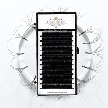 

Easy-fan Bloom Eyelash Automatic-Flowering-Lashes Easy Fan Lash-Extension Self-fast-making Fans all size volume Faux Mink Eyelas