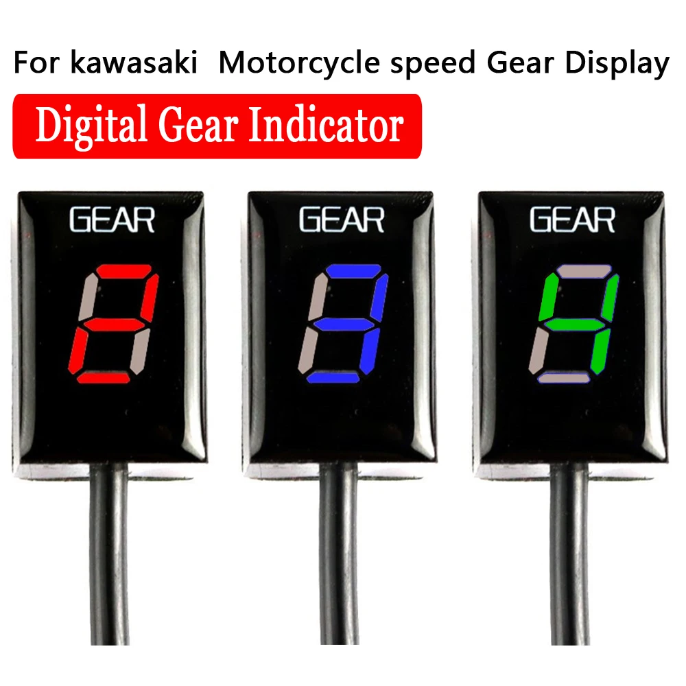 Мотоцикл Ecu прямое Крепление 1-6 скорость шестерни дисплей индикатор для Kawasaki ER6N