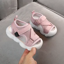 Sandalias para bebé, novedad de Verano de 2020, zapatos para niños pequeños, zapatos de playa antijuegos para niños y niñas