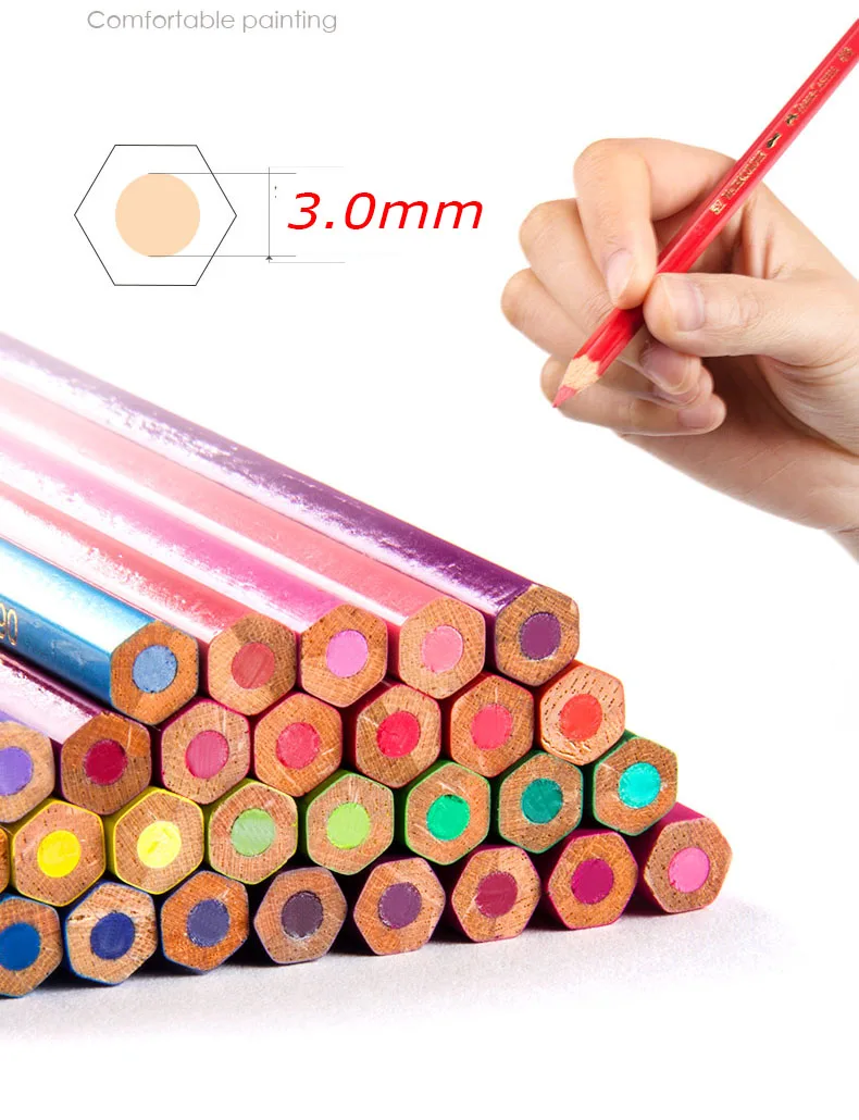 Joseph 72 lápis de cor oleosa profissional