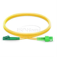 5pcs/bag 1m LC/APC-SC/APC Duplex 2.0mm Single Mode Fiber Optic Patch Cord, LC-SC Fiber Cable