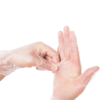 

50/ 100 pcs Transparent Disposable Gloves Latex pvc Dishwashing/Kitchen/Work/Rubber/Garden/Food Gloves Universal