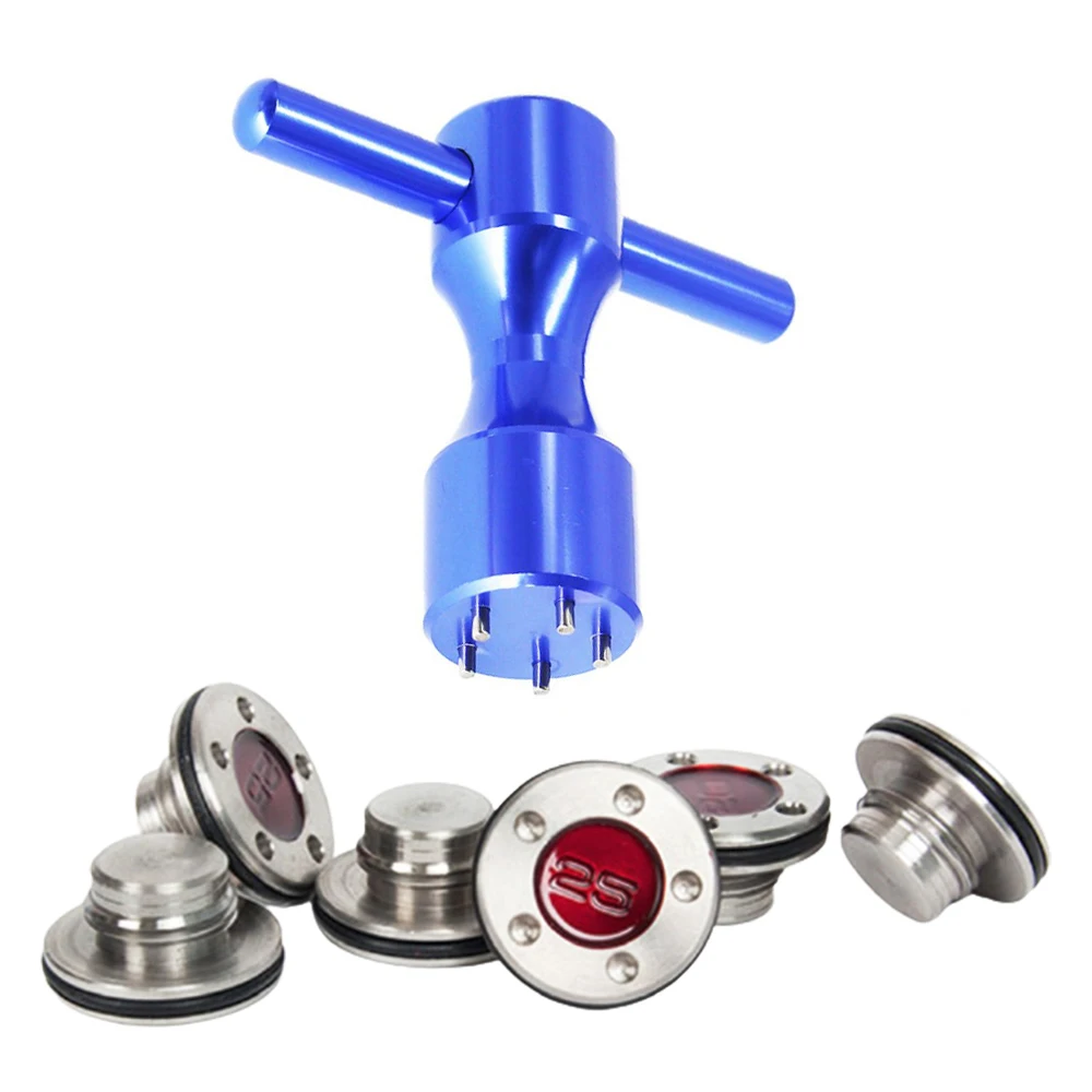 

2pcs Golf Weight Compatible with Putter Head 5g/10g/15g/20g/25g/30g/35g/40g Available With Blue Wrench