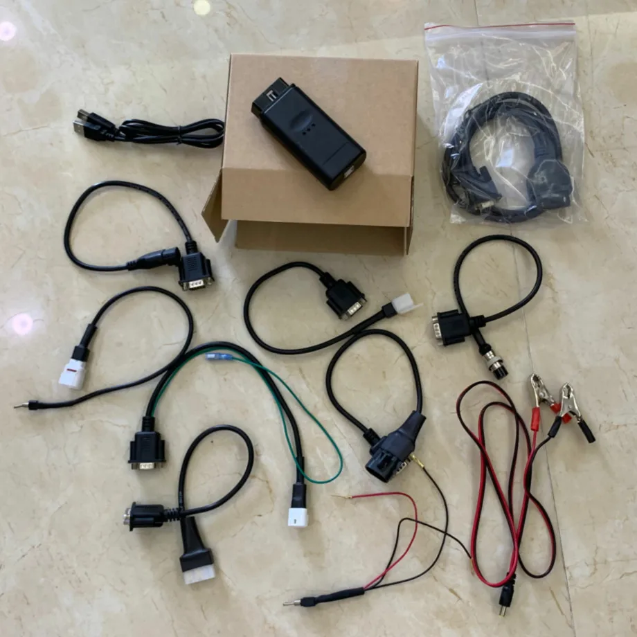 Obd2 Fault Code Reader Motorcycle Scanner Diagnostic Cable Fit For