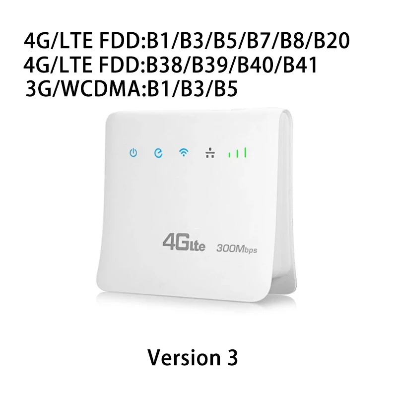 4G router wifi SIM card Hotspot 4G CPE antenna 32 users RJ45 WAN LAN wireless modem LTE dongle 