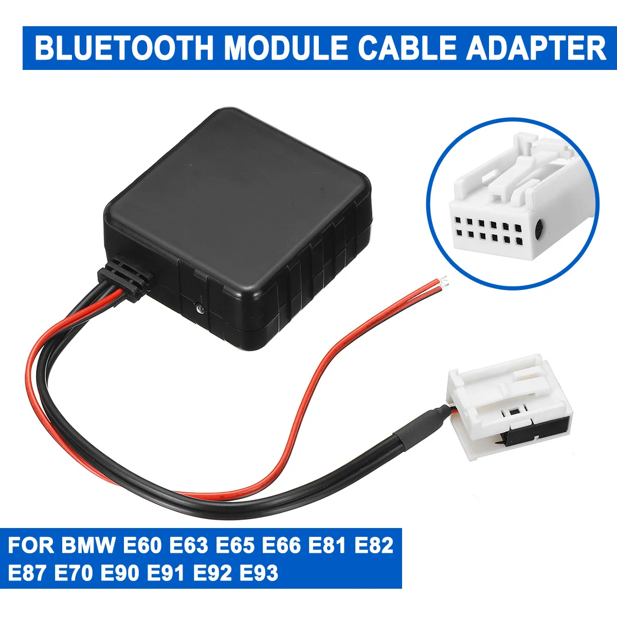 Для BMW E60 E66 E70 E82 E87 E90 E92 12V AUX кабель адаптер для автомобиля bluetooth 5 0 Модуль аудио