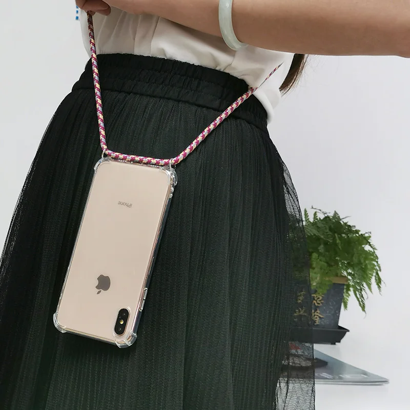 Для Xiaomi Redmi 5 5 Plus 6 6A 6 Pro 7 7A K20 Note 5 6 7 Pro Чехол на ремне через плечо с ремешком на шею чехол